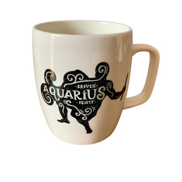 Threshold Target AQUARIUS Coffee Mug Cup Zodiac 16oz Driven Feisty Astrology - Picture 1 of 10